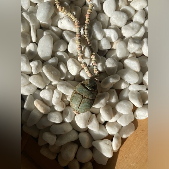 Scarab Beetle Necklace - Picture 2 of 16